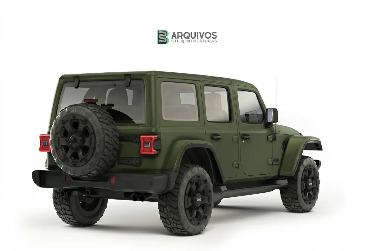 Modelo 3D STL - Jeep Wrangler 392 2022 — foto 6